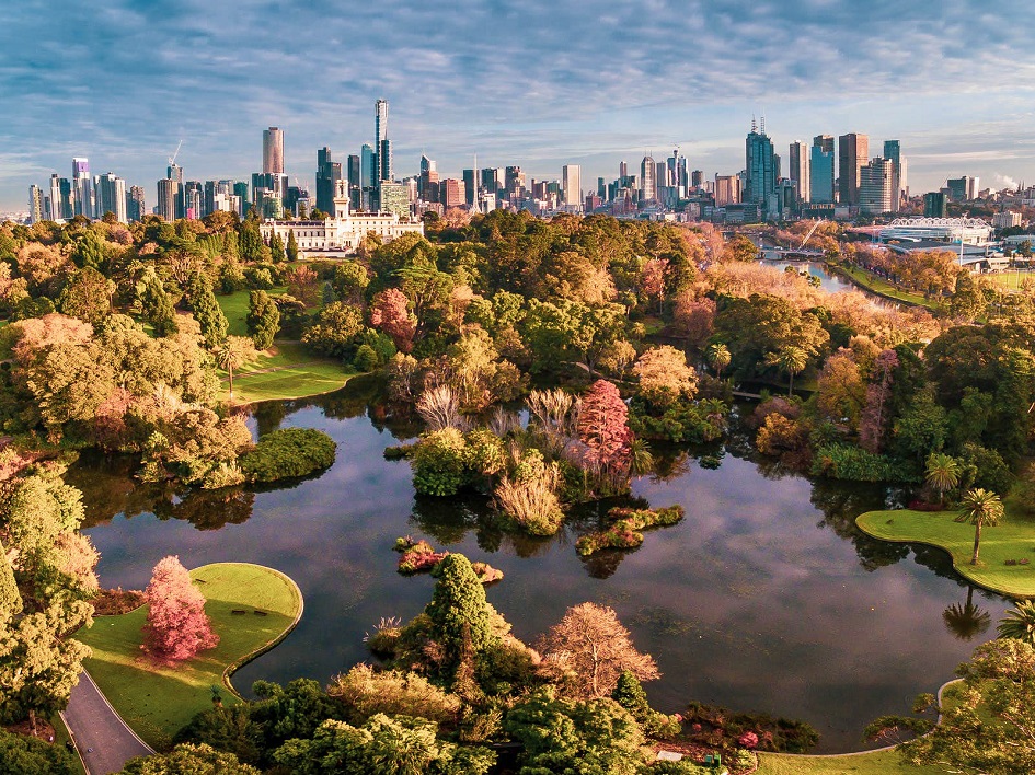 du lịch melbourne úc vườn cây thực vật